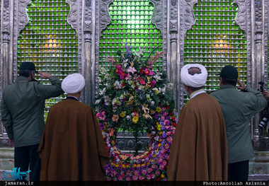 تجدید میثاق فرماندهان و کارکنان حفاظت هواپیمایی سپاه پاسداران با آرمان های حضرت امام(س)