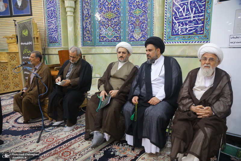 مراسم ختم مادر همسر آیت الله محمدجواد فاضل لنکرانی