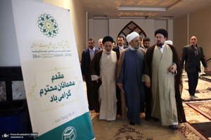 دیدار میهمانان سی و ششمین کنفرانس وحدت اسلامی با سید حسن خمینی
