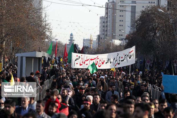 راهپیمایی حمایت از جبهه مقاومت در مشهد آغاز شد