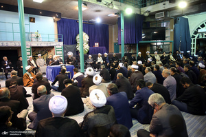 مراسم بزرگداشت آیت الله حسن صانعی (ره) در حسینیه جماران -1