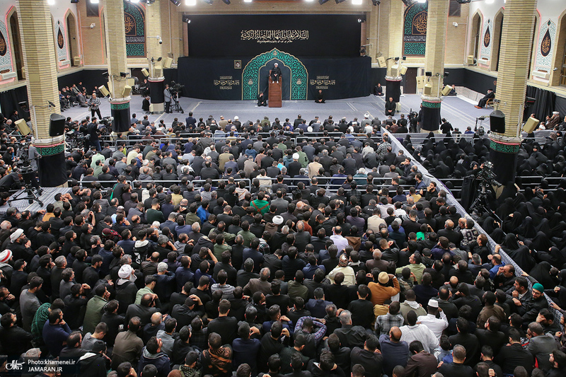 اولین شب مراسم عزاداری ایام شهادت حضرت زهرا (س) در حسینیه امام خمینی(ره)
