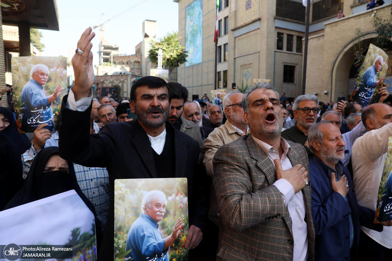 مراسم تشییع محمد کاسبی