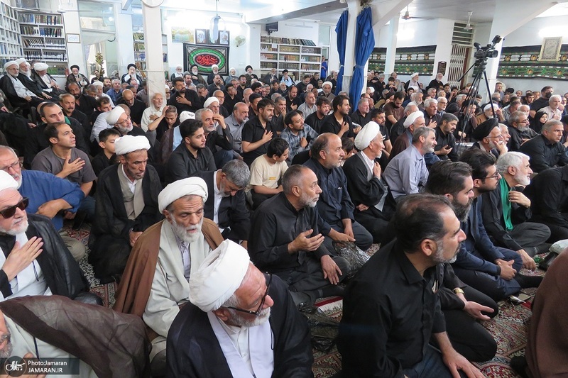 عزاداری اربعین حسینی در دفتر آیت الله العظمی صانعی (ره)