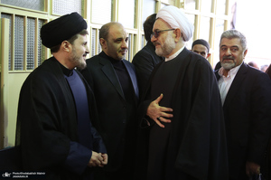 مراسم تشییع آیت الله سید مهدی امام جمارانی (ره) از حسنیه جماران