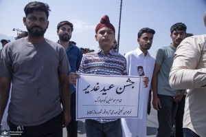 مراسم جشن عید غدیر در کشمیر هند