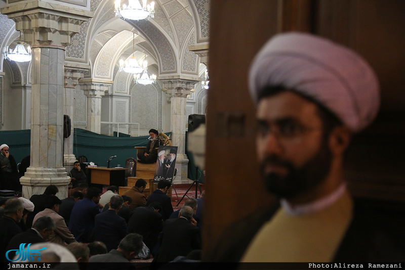 مراسم ختم آیت الله حائری شیرازی(ره) در مدرسه عالی شهید مطهری 