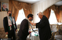 دیدار سرپرست موسسه تنظیم و نشر آثار امام خمینی(س) با سفیر فلسطین در تهران/ صلاح زواوی