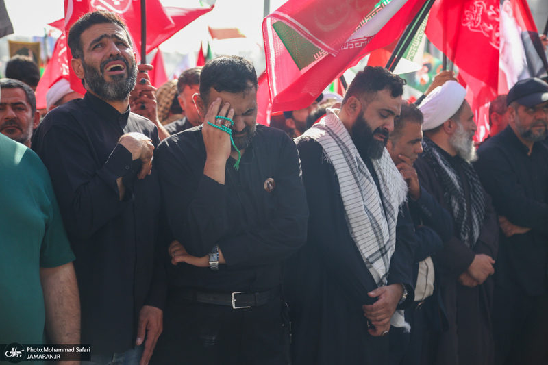 اقامه نماز بر پیکر مطهر رهبر شهید انقلاب