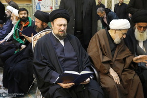 مراسم بزرگداشت همسر آیت الله العظمی وحید خراسانی در قم‎