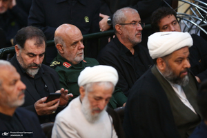 مراسم خاکسپاری شهید حسین امیرعبداللهیان در حرم حضرت عبدالعظیم حسنی (ع)