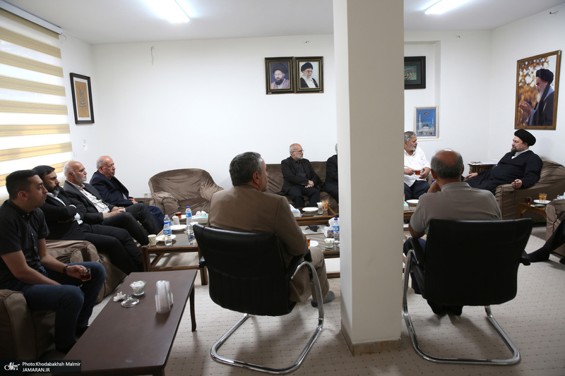 دیدار مدیران سابق تیم های پرسپولیس و استقلال با سید حسن خمینی