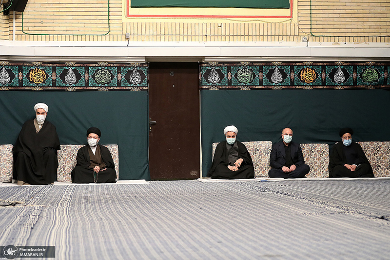 آخرین شب مراسم عزاداری حضرت فاطمه‌زهرا (س) در حسینیه امام خمینی