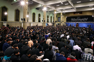 عزاداری اربعین حسینی با حضور هیئت‌های دانشجویی در حسینیه امام خمینی