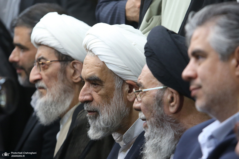 مراسم ترحیم همسر آیت الله العظمی سیستانی در قم