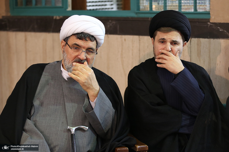 مراسم تشییع آیت الله سید مهدی امام جمارانی (ره) از حسنیه جماران