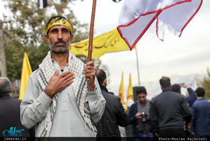 مراسم وداع و تشییع پیکر شهید مدافع حرم حمیدرضا ضیائی