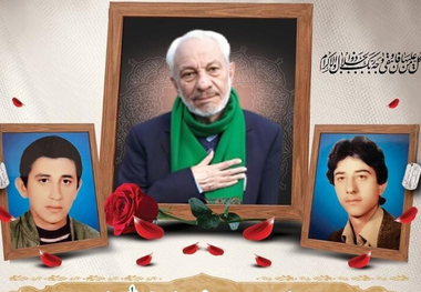 سید فضل الله احمدی به فرزندان شهیدش پیوست + پیام تسلیت
