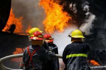 آتش سوزی در نیروگاه گازی برق زاهدان تلفات جانی نداشت
