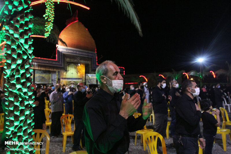 مراسم عزاداری شب چهارم محرم در بندرگز