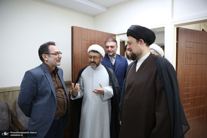 بازدید سید حسن خمینی از موسسه تنظیم و نشر آثار امام خمینی (س)