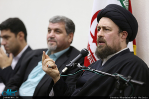 دیدار دبیر کل و اعضای حزب مردم سالاری با سید حسن خمینی 