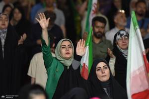 نود و یکمین اجتماع پر شور مردم در میدان معلم