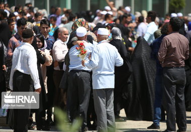 اولین گروه حجاج گلستانی وارد فرودگاه گرگان شدند