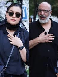 هنرمندان در مراسم ختم پدر رامبد جوان + ویدیو