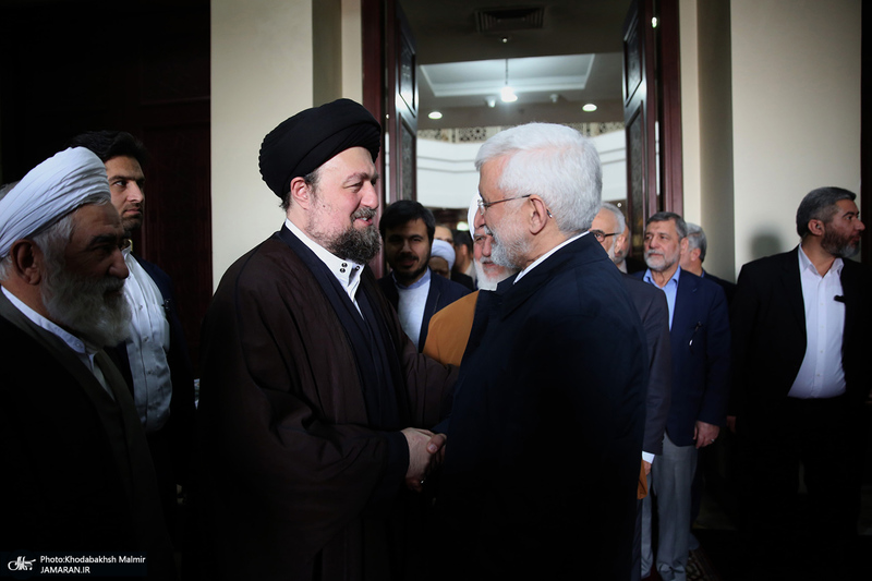 تجدید میثاق رئیس و جمعی از اعضای مجمع تشخیص مصلحت نظام با آرمان‌های امام خمینی (س)-2