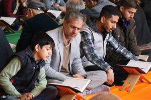 محفل انس با قرآن در بیت تاریخی حضرت امام در خمین