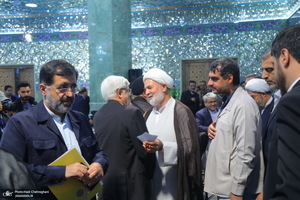 دومین روز سفر محمدرضا عارف به قم