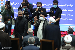 مراسم تحلیف حجت الاسلام و المسلمین رئیسی در مجلس شورای اسلامی