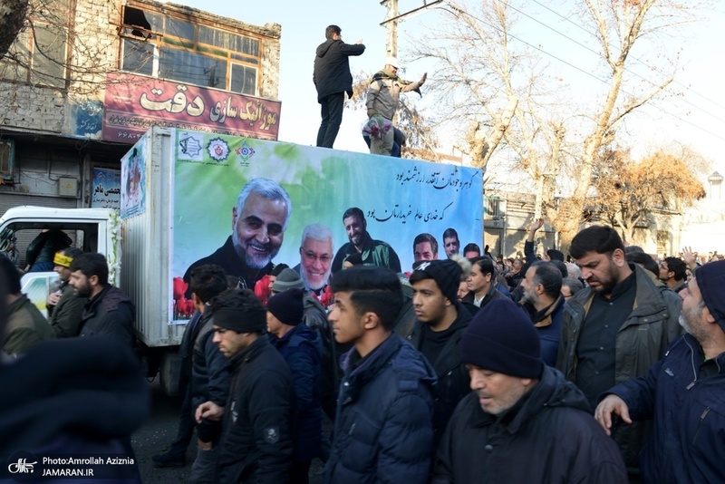 تشییع و خاکسپاری شهید هادی طارمی