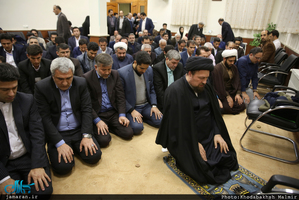 دیدار دبیر کل و اعضای حزب مردم سالاری با سید حسن خمینی 