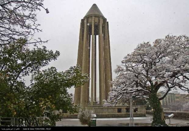 برف و باران همدان را فرا می گیرد