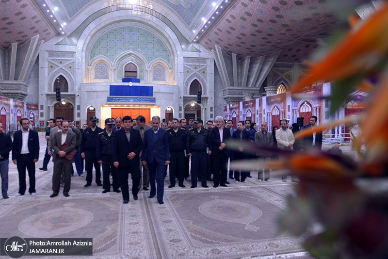 تجدید میثاق مسئولین اداره کل امنیتی و انتظامی استانداری تهران با آرمان های حضرت امام(س)