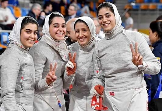 دختران سابریست ایران چهاردهم جهان شدند
