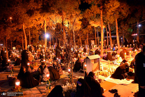 احیای شب بیست و یکم ماه مبارک رمضان در گلزار شهدای بهشت زهرا (س)