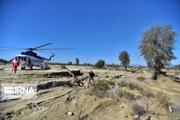 ۱۱۸ سوتی پرواز در مناطق سیلزده سیستان و بلوچستان انجام شد