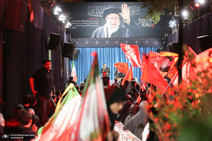 مراسم عزاداری امام حسین (ع) در خیابان کشور دوست