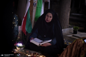 احیای شب بیست و سوم ماه رمضان در گلزار شهدای بهشت زهرا (س)