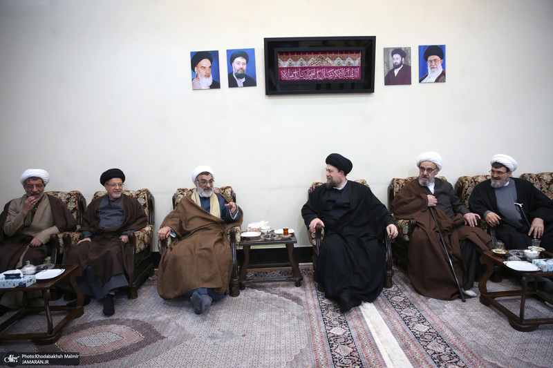 دیدار دبیر شورای عالی انقلاب فرهنگی  باسید حسن خمینی