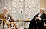 آیت الله بیات‌زنجانی  با مهدی کر‌وبی دیدار کرد + عکس
