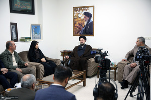 دیدار وزیر راه و شهر سازی با سید حسن خمینی