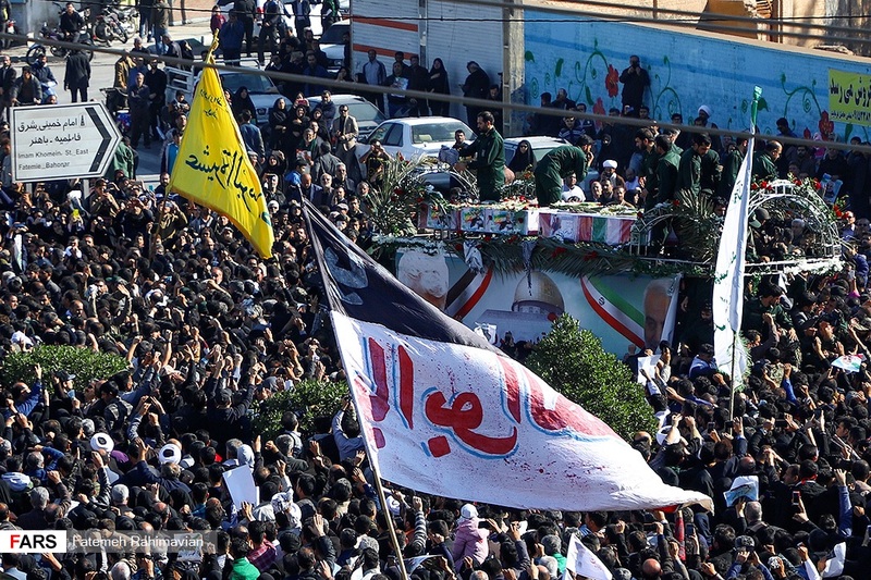 تشییع باشکوه پیکر مطهر شهید حاج قاسم سلیمانی در اهواز