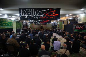 مراسم عزاداری شب تاسوعای حسینی در دارالزهرا (س)