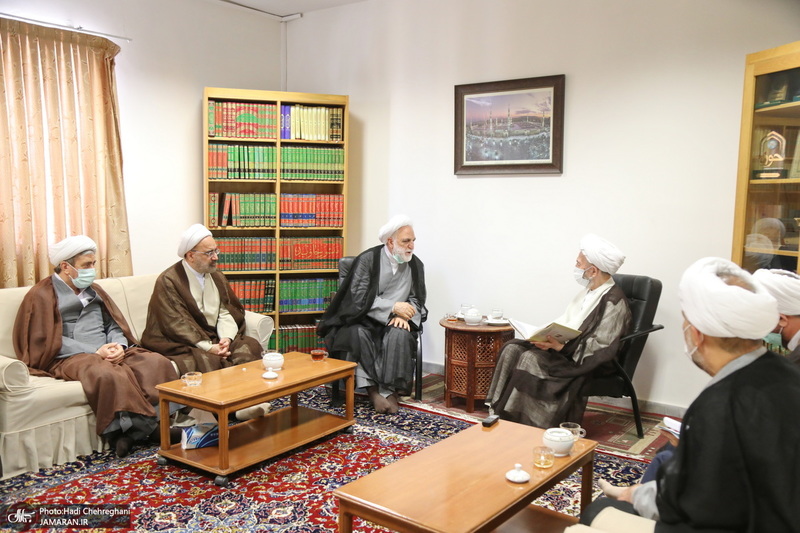 دیدار رئیس قوه قضاییه با مراجع عظام تقلید