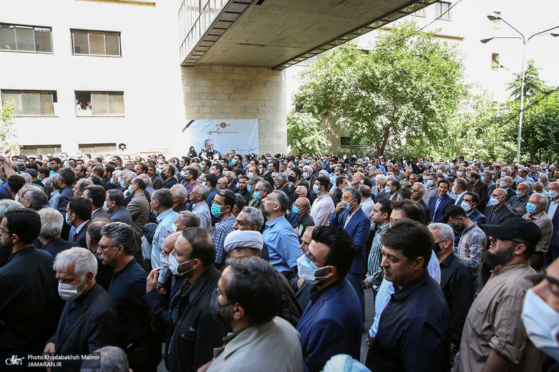 مراسم تشییع پیکر حجت الاسلام و المسلمین سید محمود دعایی از موسسه اطلاعات