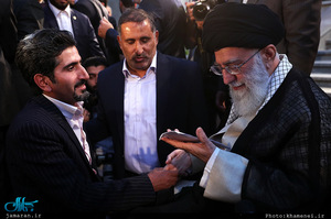 دیدار جمعی از شاعران و اهالی فرهنگ و ادب با رهبر معظم انقلاب